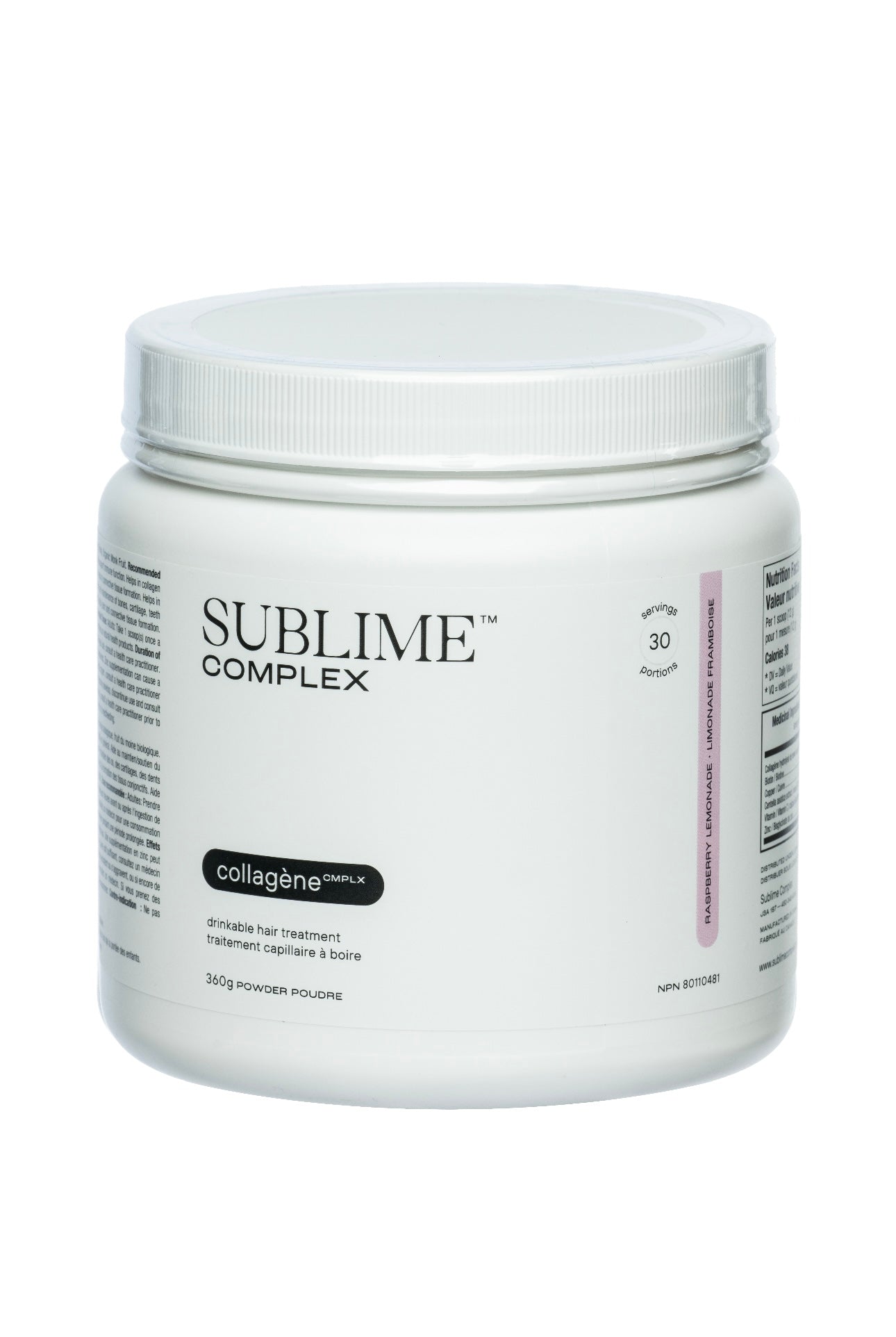 Sublime Complex Limonade Framboise – Formule unisexe capillaire